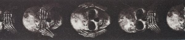 PLANETWAVES 50AL01 GİTAR ASKISI, 50MM, ALCHEMY STR-MUTED SKULL