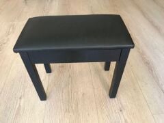 CREMONIA PTCBK 50 CM PİYANO TABURESİ, SİYAH, SANDIKLI