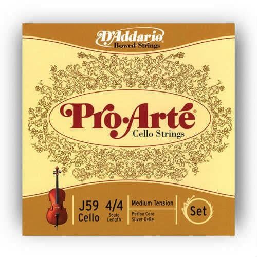 DADDARIO J59 4/4M CELLO TEL SETİ, PRO-ARTE, 4/4, MEDIUM