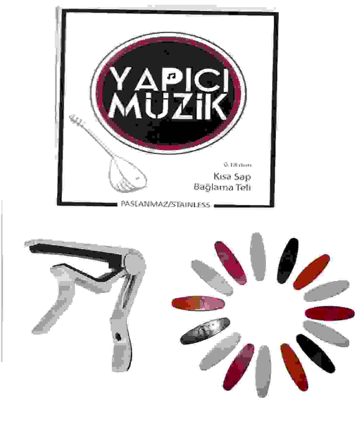 Kisa Sap Baglama Tel 0,18 - Kapo - 10 Adet Tezene