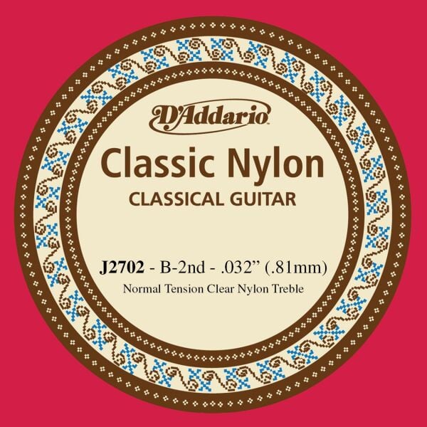 DADDARIO J2702 KLASİK TEK TEL, NAYLON, B-(Sİ), NORMAL