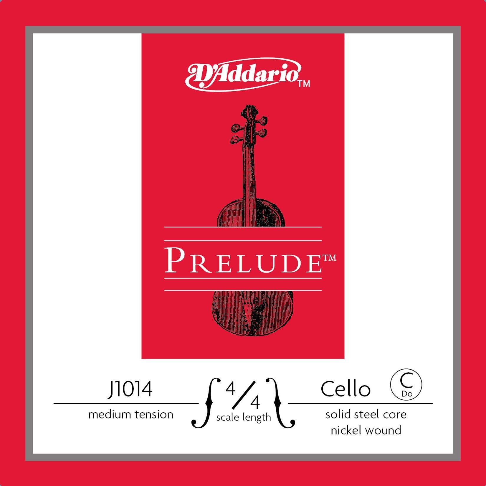 DADDARIO J1014 CELLO TEK TEL, PRELUDE, C-(DO), 4/4, MEDIUM