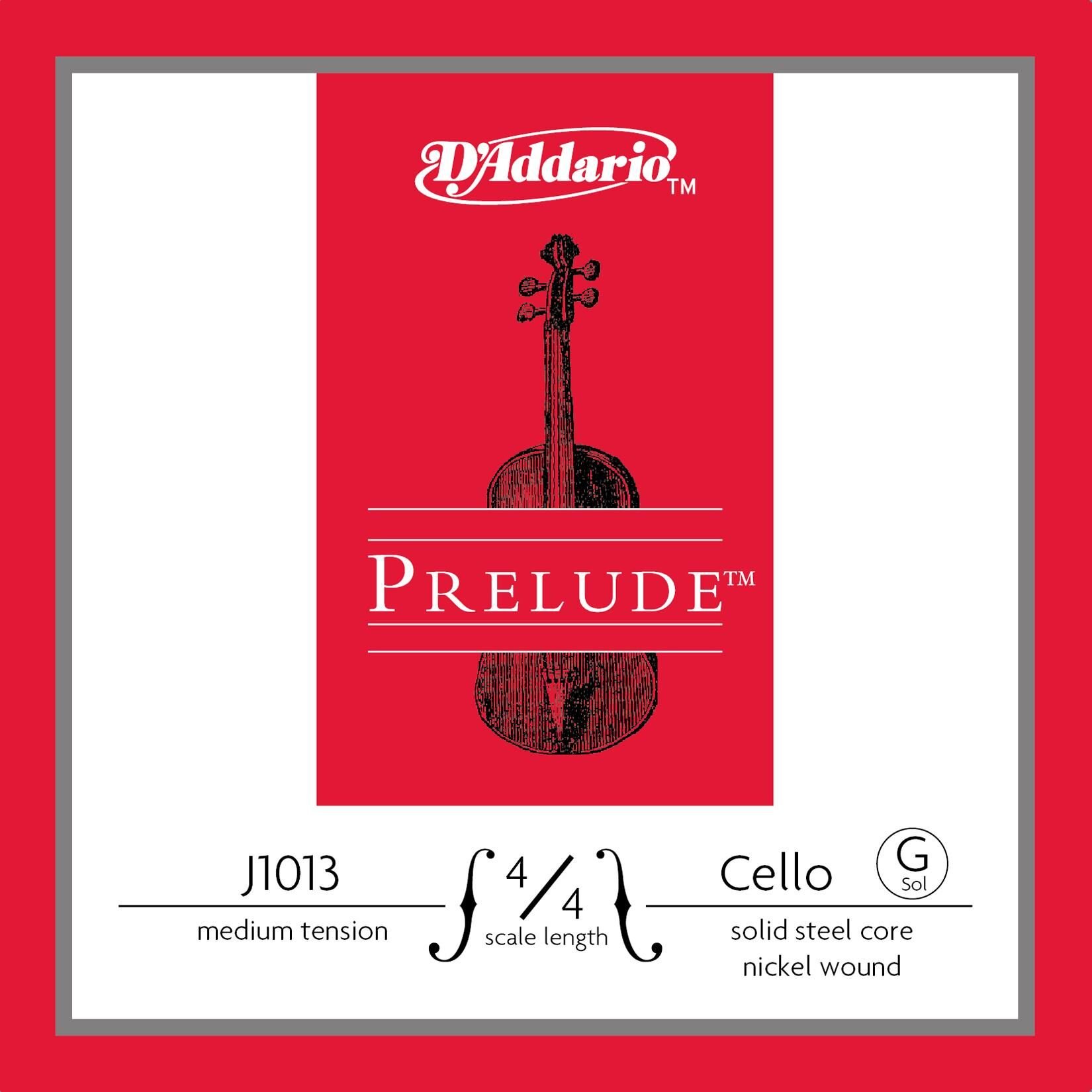 DADDARIO J1013 CELLO TEK TEL, PRELUDE, G-(SOL), 4/4, MEDIUM