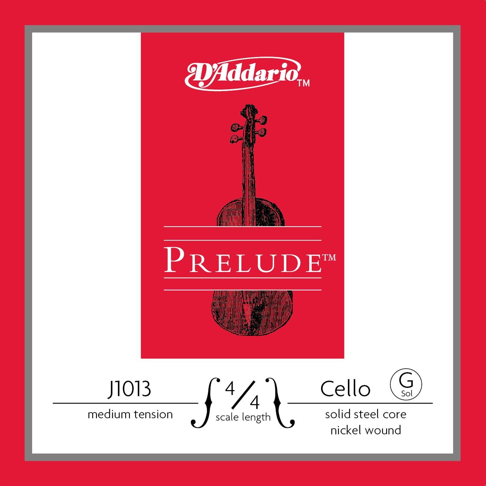 DADDARIO J1013 CELLO TEK TEL, PRELUDE, G-(SOL), 4/4, MEDIUM