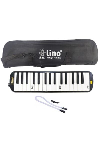 Lino 32 Tuşlu Melodika Bez Çantalı Siyah Renk