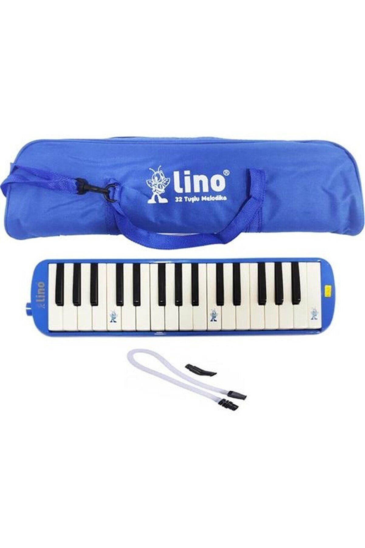 Lino 32 Tuşlu Melodika Bez Çantalı Lacivert Renk