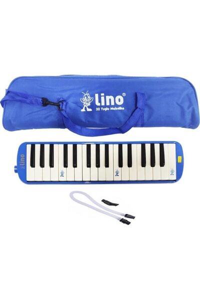 Lino 32 Tuşlu Melodika Bez Çantalı Lacivert Renk