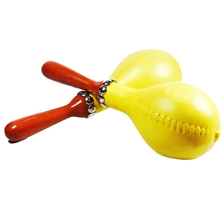 Marakas Plastik Ahşap Saplı Dadi Sarı ( MA2YL)