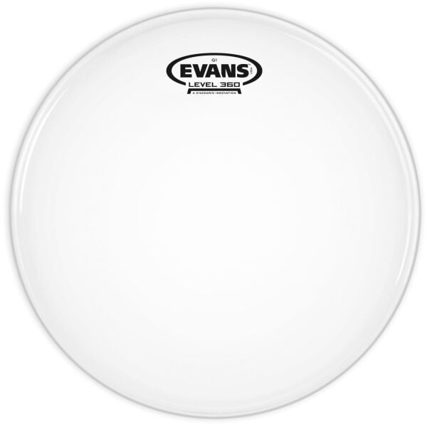 EVANS B14G1B 14'' DERİ TOM VE TRAMPET KUMLU BEYAZ TEK KAT