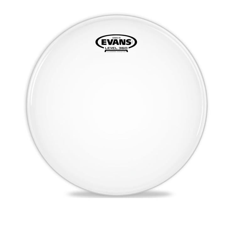 EVANS B13HD 13'' DERİ GENERA TRAMPET KUMLU BEYAZ RİNGLİ ÇİFT KAT