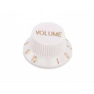 GİTAR TON DÜĞME BAŞLIĞI, PLASTİK, BEYAZ, DR.PARTS