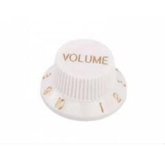 GİTAR TON DÜĞME BAŞLIĞI, PLASTİK, BEYAZ, DR.PARTS