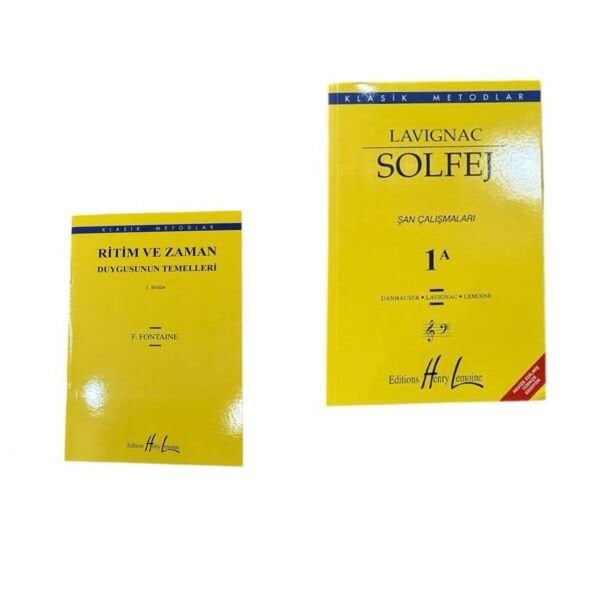 LAVİGNAC 1A - RİTİM VE ZAMAN DUYGUSUNUN TEMELLERİ 2 KİTAP SET!