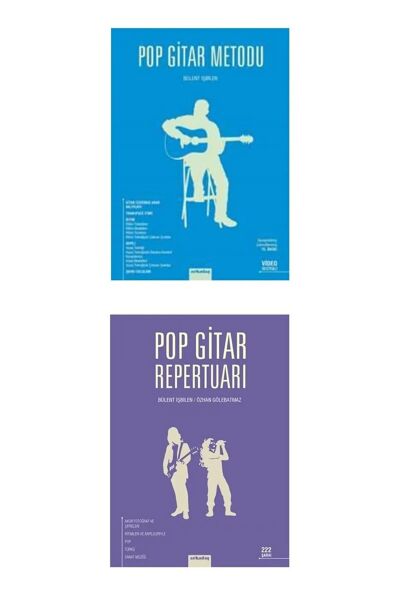 Pop Gitar Metodu - Pop Gitar Repertuarı 2 KİTAP SET!