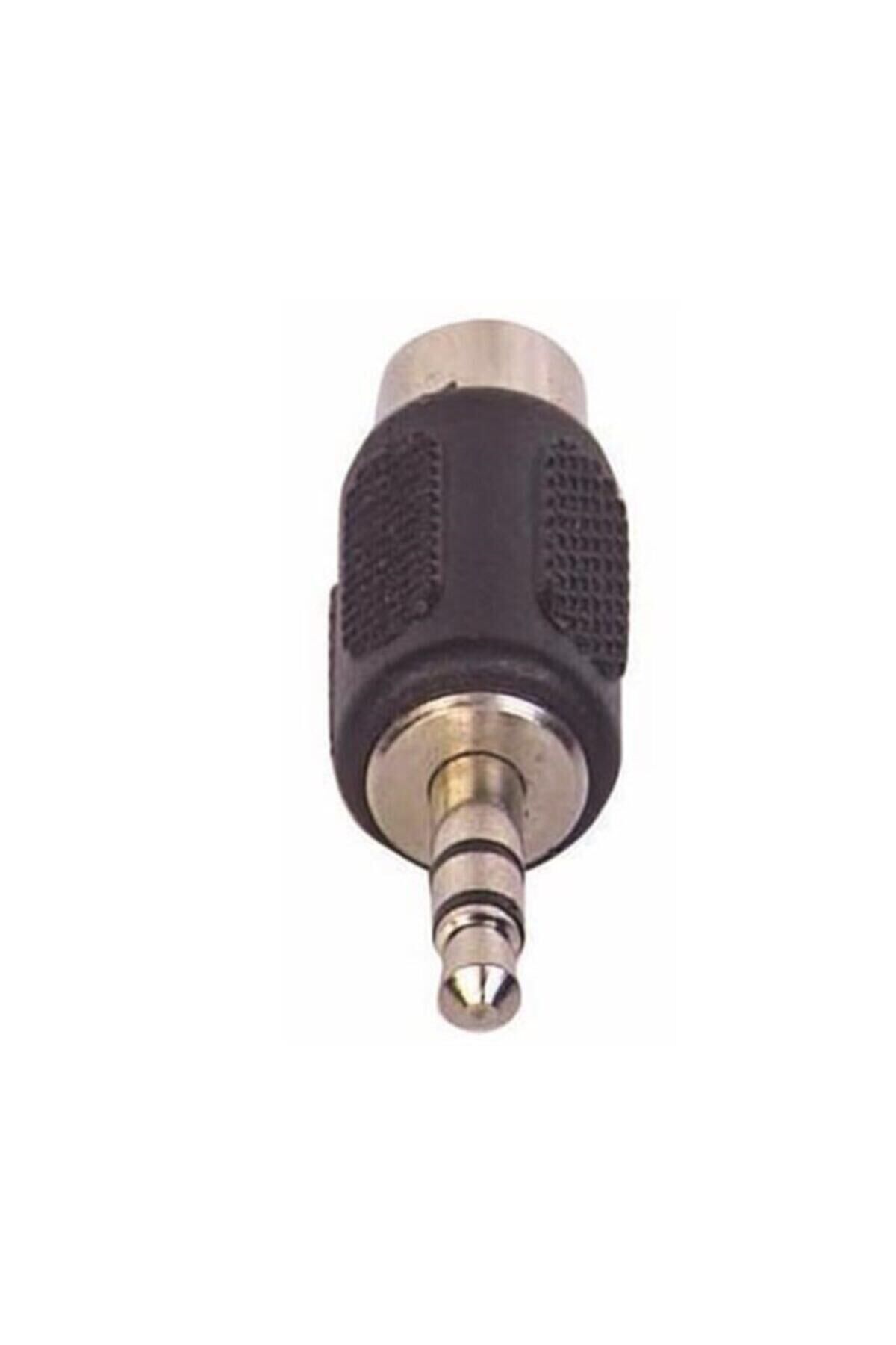 Jack Dönüştürücü - 3.5 Mm Stereo Erkek - 1 Rca Tos Dişi Çevirici Jack