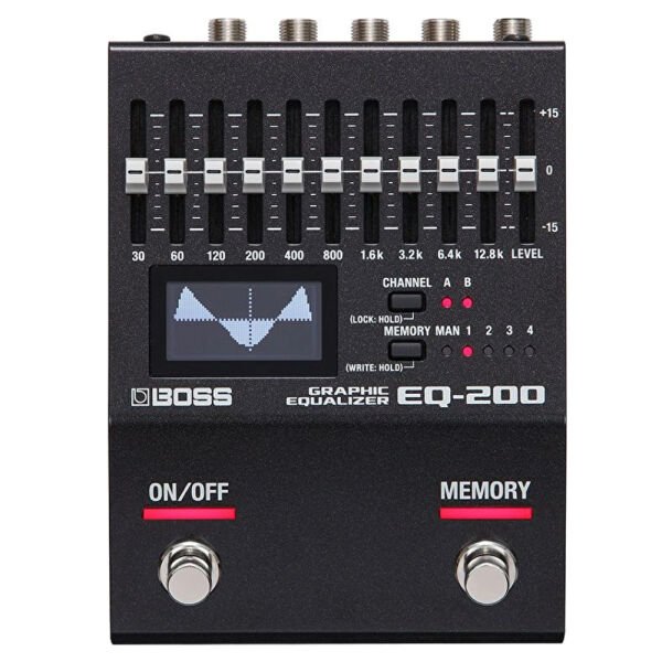 BOSS EQ-200 Programmable Stereo Graphic Equalizer Pedalı