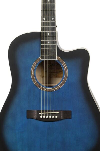 Zoppran ACZP100BLS Mavi Akustik Gitar