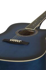Zoppran ACZP100BLS Mavi Akustik Gitar