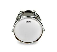 EVANS B08UV1 8'' DERİ TOM VE TRAMPET KUMLU BEYAZ TEK KAT