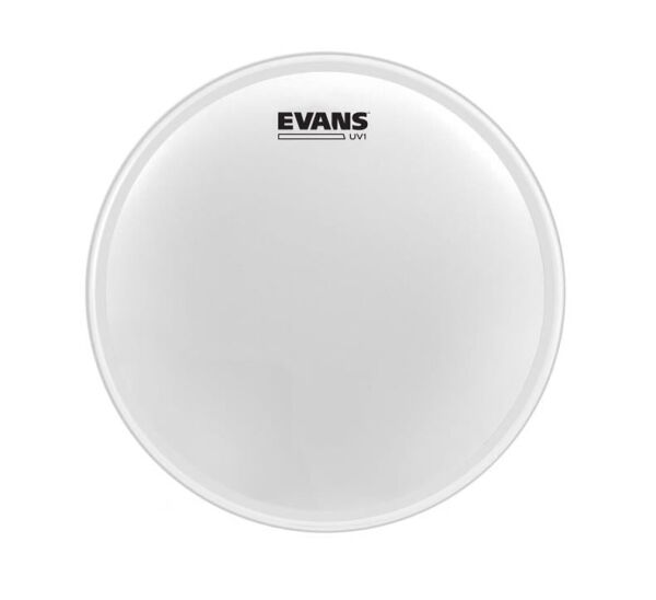EVANS B08UV1 8'' DERİ TOM VE TRAMPET KUMLU BEYAZ TEK KAT