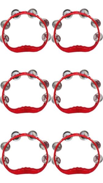 ZİLLİ TEF 6 ADET KIRMIZI DEF