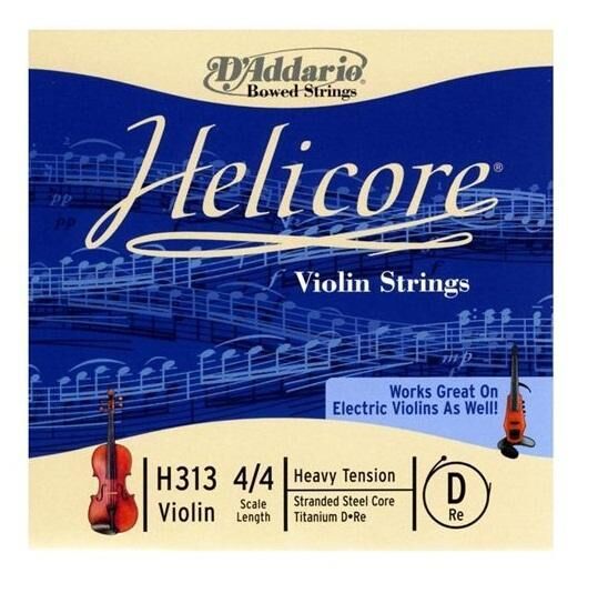 DADDARIO H313H KEMAN TEK TEL, HELICORE, 4/4, D-(RE), HEAVY