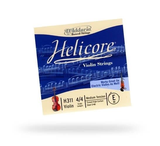 DADDARIO H311 KEMAN TEK TEL, HELICORE, 4/4, E-(Mİ), MEDIUM