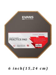 EVANS RF6D 6'' REAL FEEL, ÇİFT TARAFLI, ÇALIŞMA PEDİ