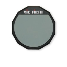 VICFIRTH 12" TEK TARAFLI ÇALIŞMA PADI, YUMUŞAK LASTİK (SOFT