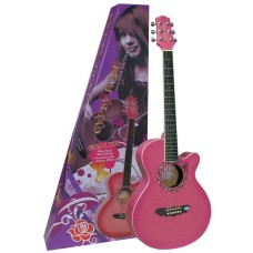 VALENCIA AKUSTİK GİTAR GYPSY ROSE SET (GIGBAG, STRAP, STICKE