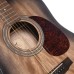 AKUSTİK GİTAR, OPEN PORE TRANS BLACK BURST,
