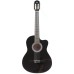 Angel ACG100C-BK 4/4 Cutaway Siyah Klasik Gitar