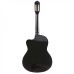 Angel ACG100C-BK 4/4 Cutaway Siyah Klasik Gitar