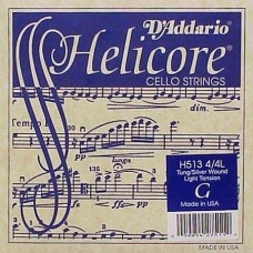 DADDARIO CELLO TEK TEL, HELICORE, G-SOL, LONG SCALE, MEDIUM