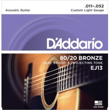 AKUSTİK GİTAR TEL SETİ, 80/20 BRONZ CUSTOM LIGHT GA