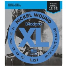 ELEKTRO GİTAR TEL SETİ, XL, NICKEL WOUND, JAZZ LIGH
