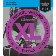 ELEKTRO GİTAR TEL SETİ, XL, 9-42, NICKEL WOUND, REG
