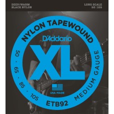 DADDARIO BAS GİTAR TEL SETİ, XL SERİSİ, NYLON TAPEWOUND, BL