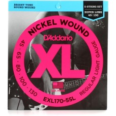 BAS GİTAR TEL SETİ , 5 TELLİ, XL, 45-130, SUPER LON