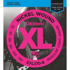 DADDARIO BAS GİTAR TEL SETİ , 6 TELLİ, XL, 32-130, LONG SCAL