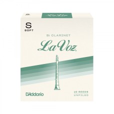 D'Addario Woodwinds La Voz RCC10SF Sib Klarnet Kamışı Soft