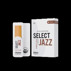 D'Addario Woodwinds Organic Select Jazz Unfiled Alto Saksafon Kamışı No:3 Soft