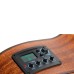 ELEKTRO KLASİK GİTAR, CUTAWAY, 4/4, NATUREL MAT