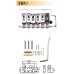 ELEKTRO TREMOLO KÖPRÜ+KOL SET KROM DR.PARTS (8 VİDA