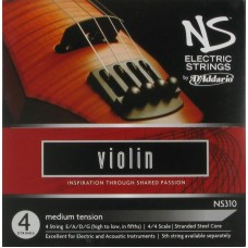 DADDARIO ELEKTRO VIOLIN TEL SETİ, NS, 4 TEL, SCALE 4/4, MEDI