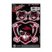 GTR TATTOO- EMO GIRL SKULL STİCKER