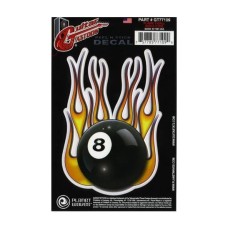 GTR TATTOO- FLAME 8 BALL STİCKER