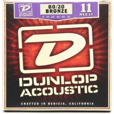 Jim Dunlop Medium-Light 80/20 Bronze Akustik Gitar Teli (11-52)