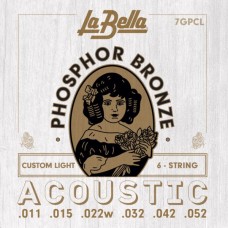 La Bella 7GPCL Akustik Gitar Teli (11-52)