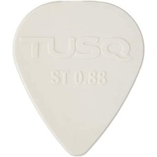 TUSQ Pick 0.88mm White 6 Pack Bright Tone